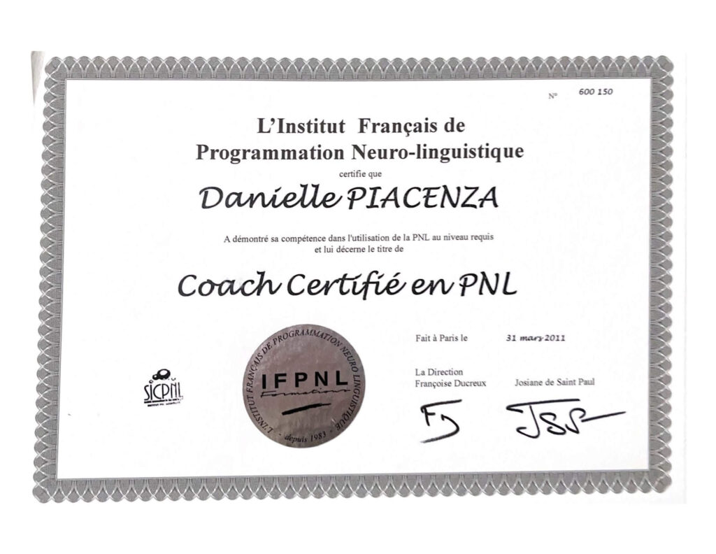 Coach certifié PNL